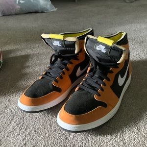 Jordan 1 High Zoom Air CMFT black monarch /mens 13